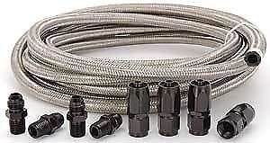 Automatic Transmission Cooler Line Kit -6AN Steel Braided Hose